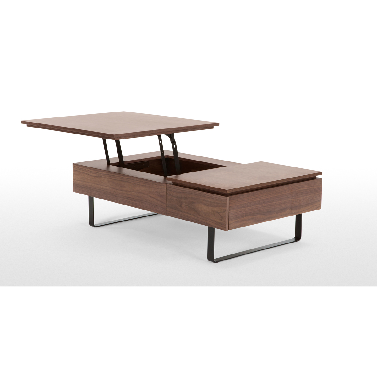 Flippa Functional Coffee Table with Storage, Walnut – image 4