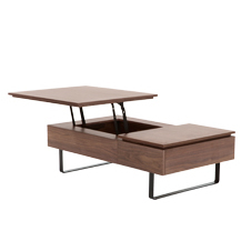 Flippa Functional Coffee Table with Storage, Walnut – image 9