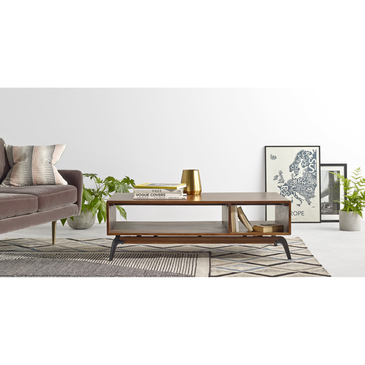 Lucien Coffee Table, Dark Mango Wood – image 2