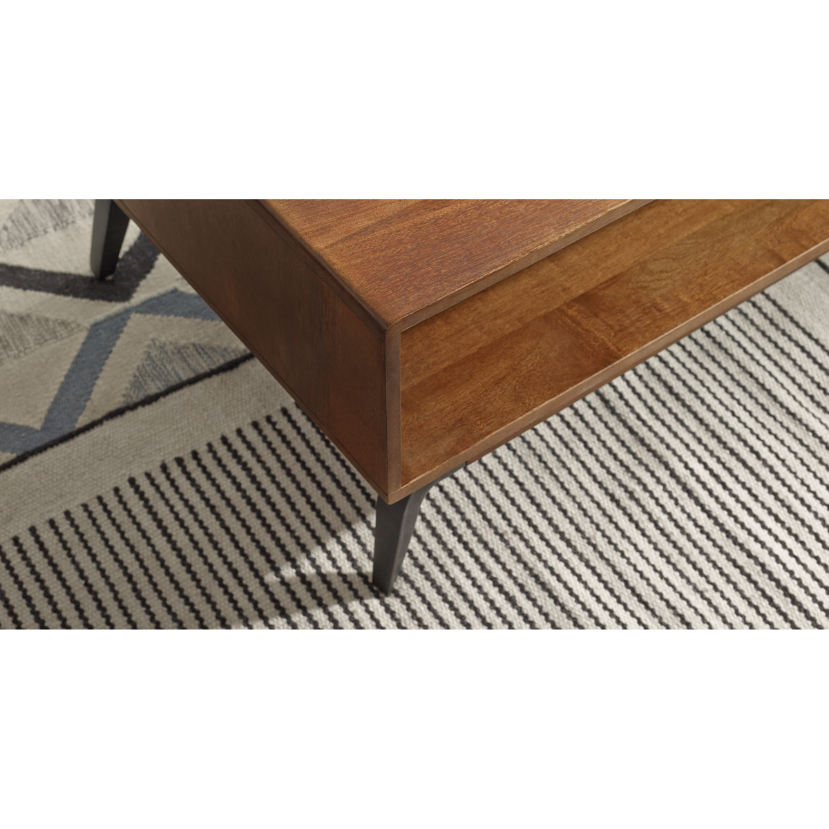 Lucien Coffee Table, Dark Mango Wood – image 3