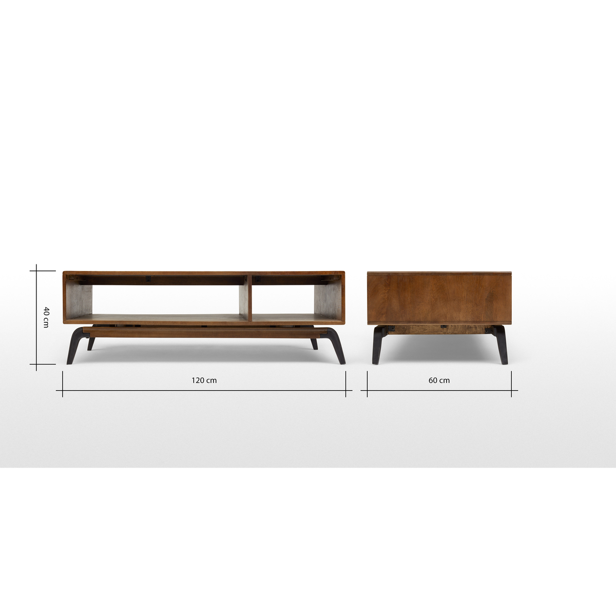 Lucien Coffee Table, Dark Mango Wood – image 7