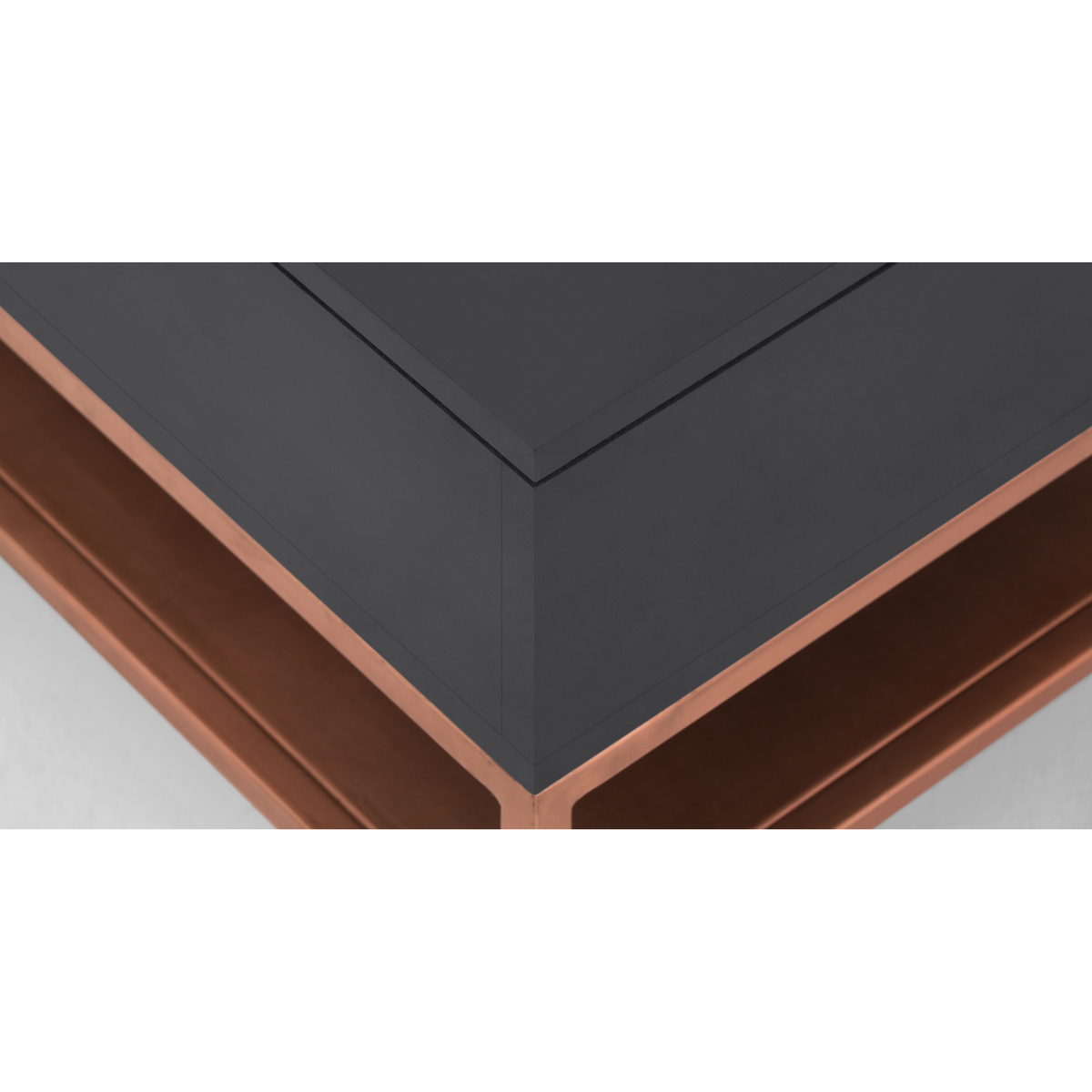 Lomond Lift Top Coffee Table with Storage, Grey and Copper – image 11
