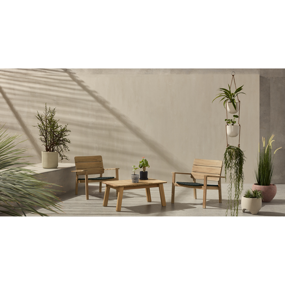 Jala Garden Coffee Table, Acacia wood – image 2