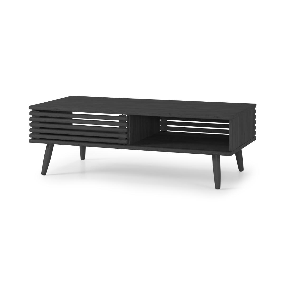 Tulma Storage Coffee Table, Black Wood Effect – image 3