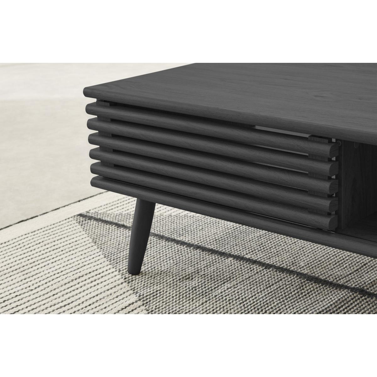 Tulma Storage Coffee Table, Black Wood Effect – image 7