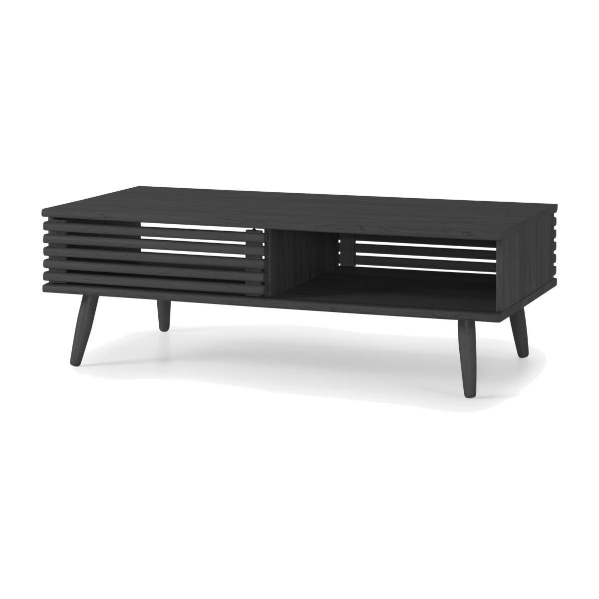 Tulma Storage Coffee Table, Black Wood Effect – image 1