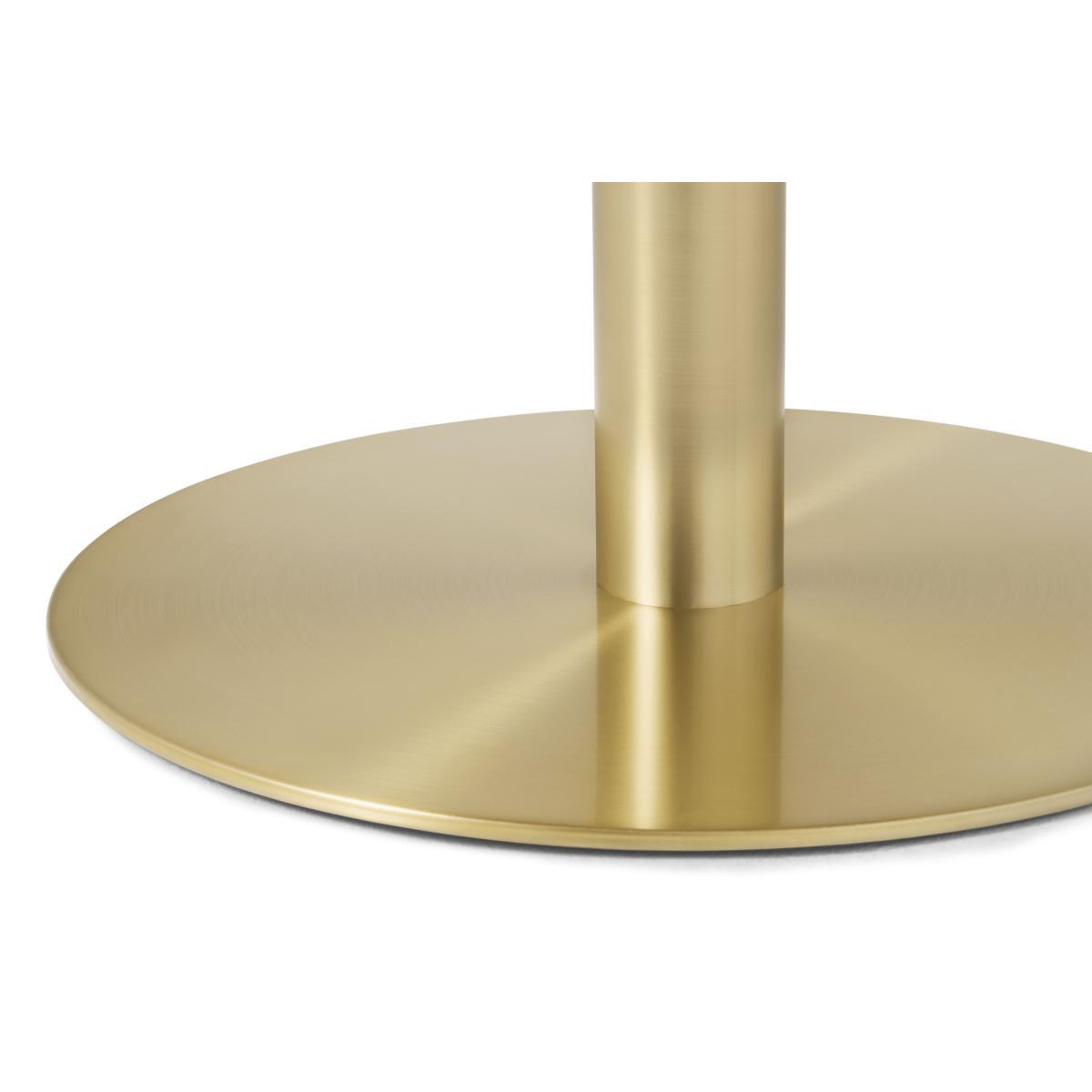 Corby Coffee Table, White Marble & Brushed Brass – image 6