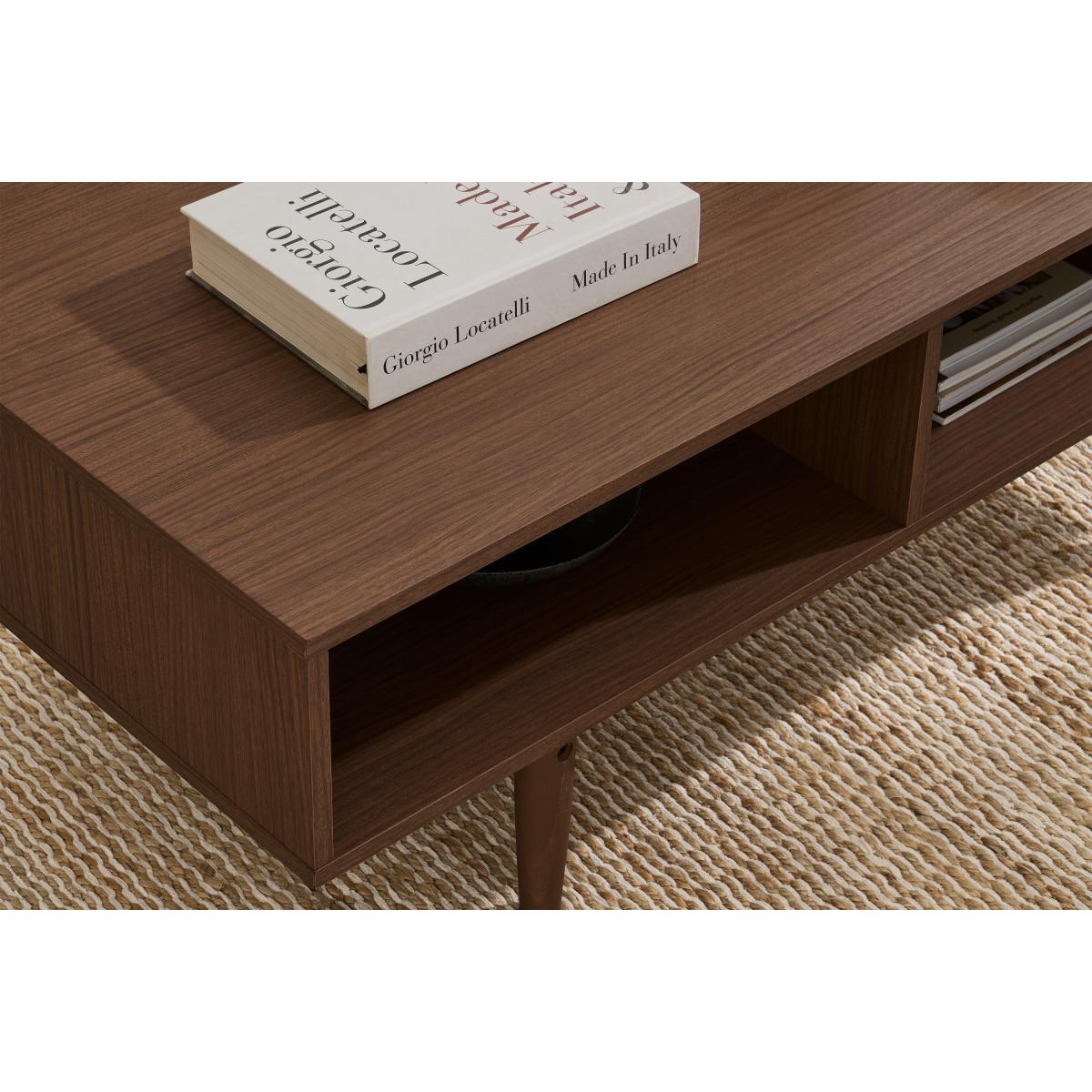 Asger Storage Coffee Table, Dark Stain Oak Effect – image 5