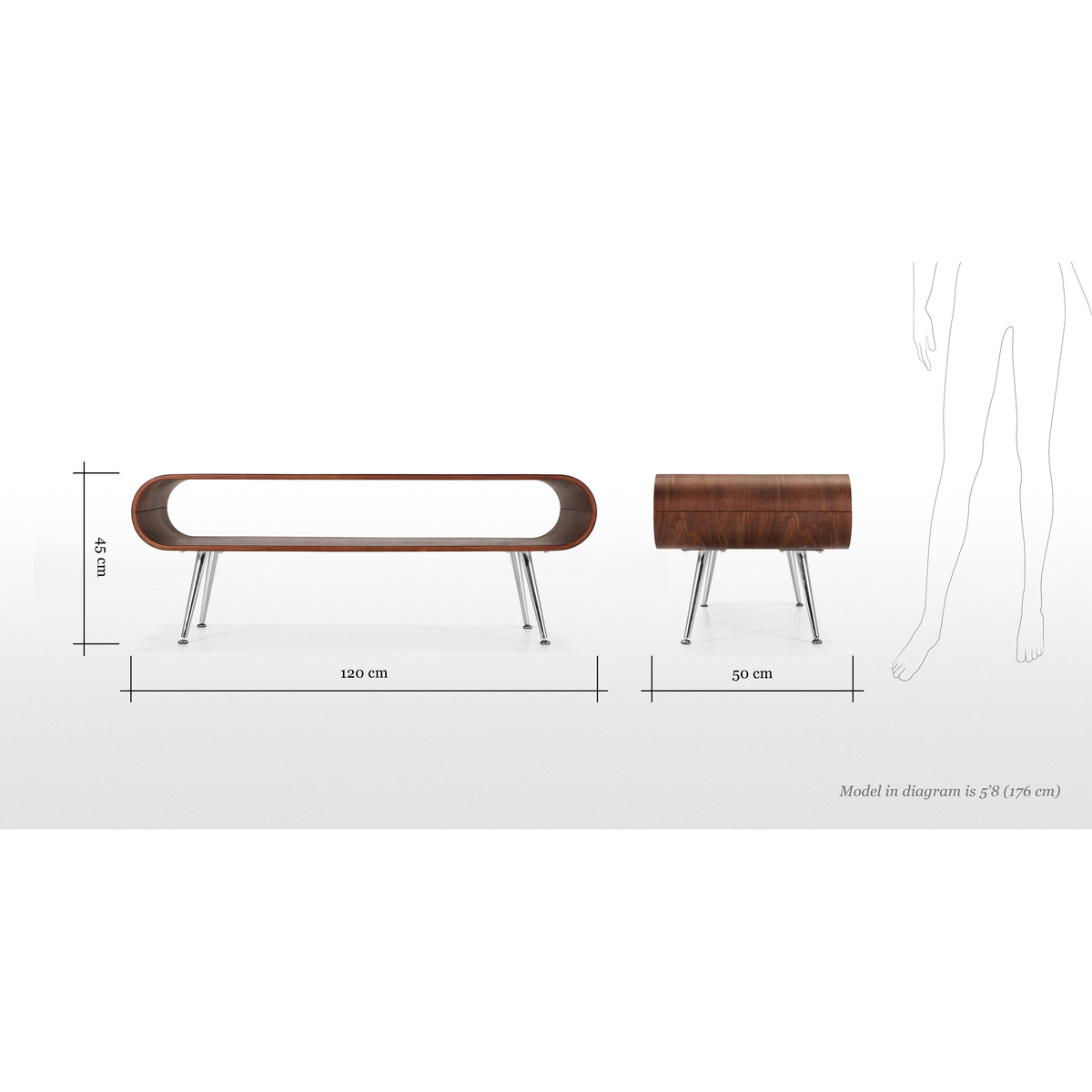 Hooper Storage Coffee Table, Walnut – image 9