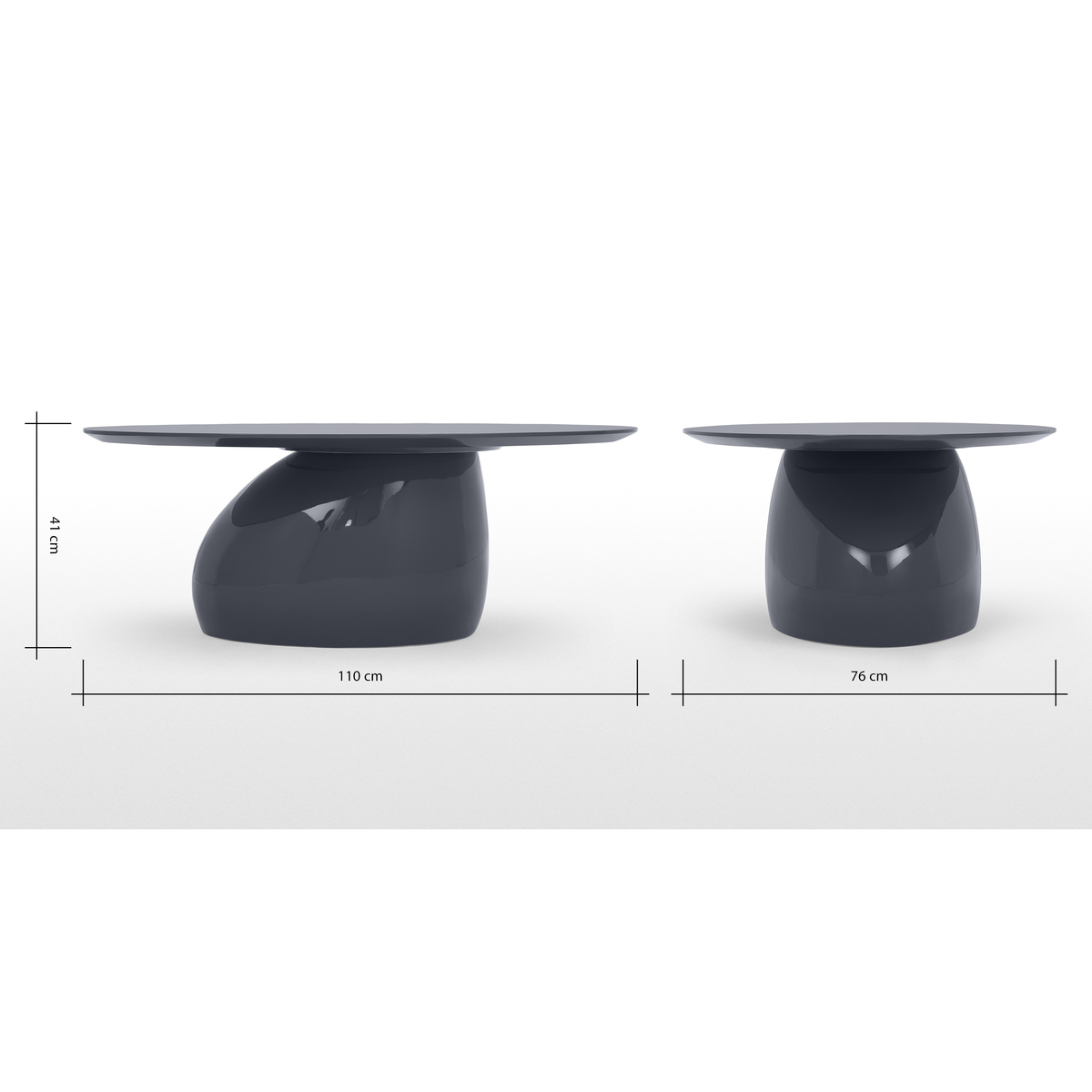 Rosinda Coffee Table, Sky Grey – image 6