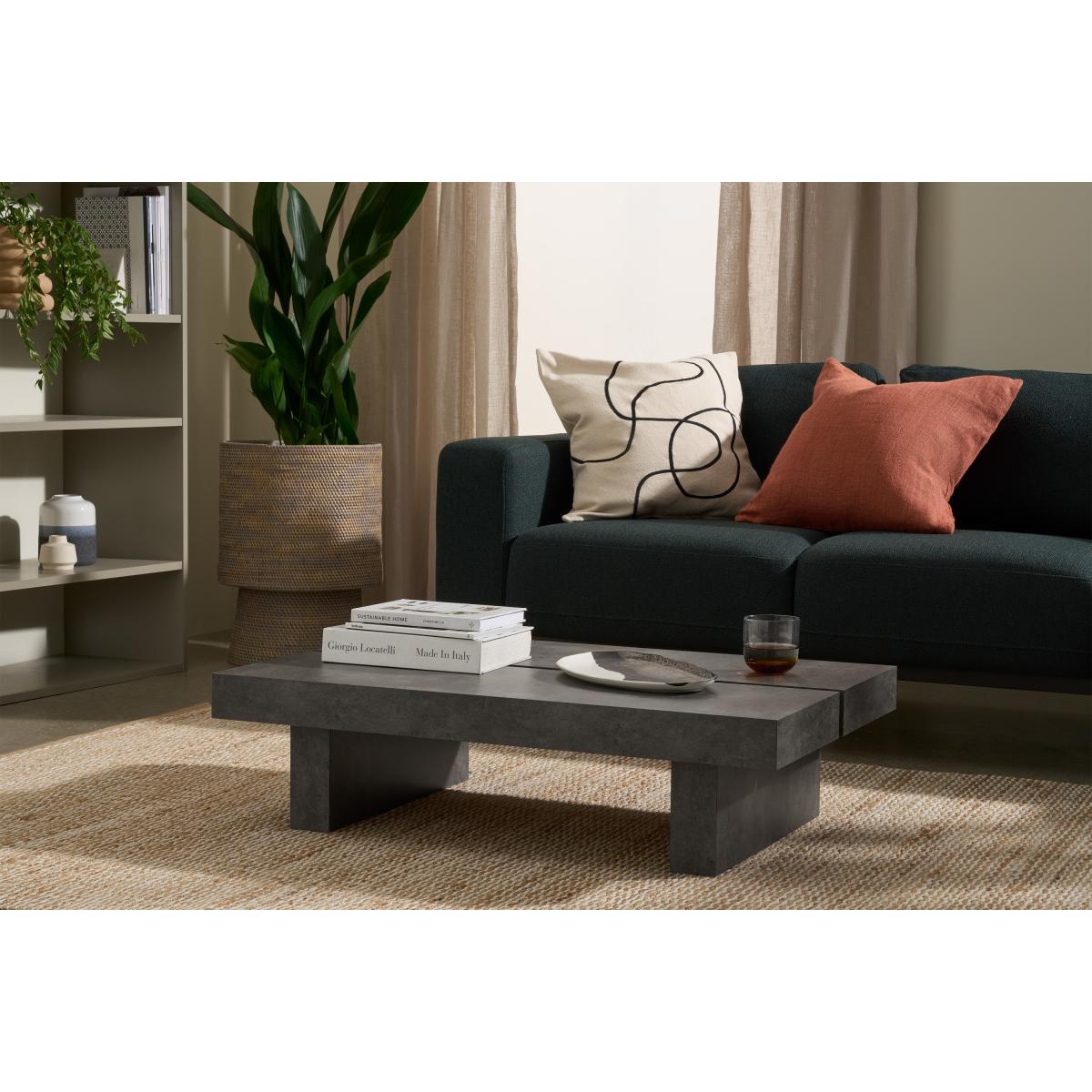 Cinon Coffee Table, Concrete Effect – image 4