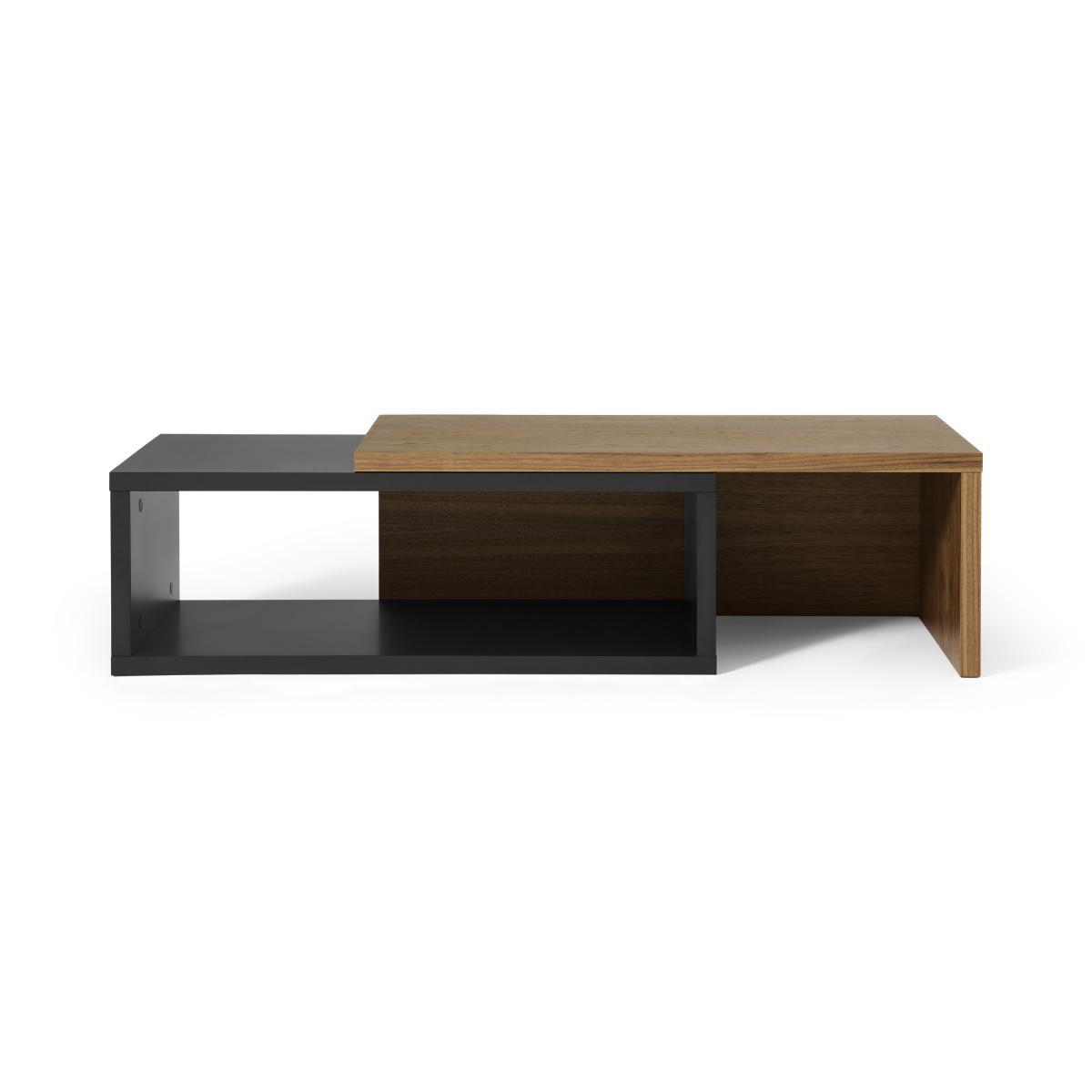 Hault Nesting Coffee Table, Walnut & Black – image 2