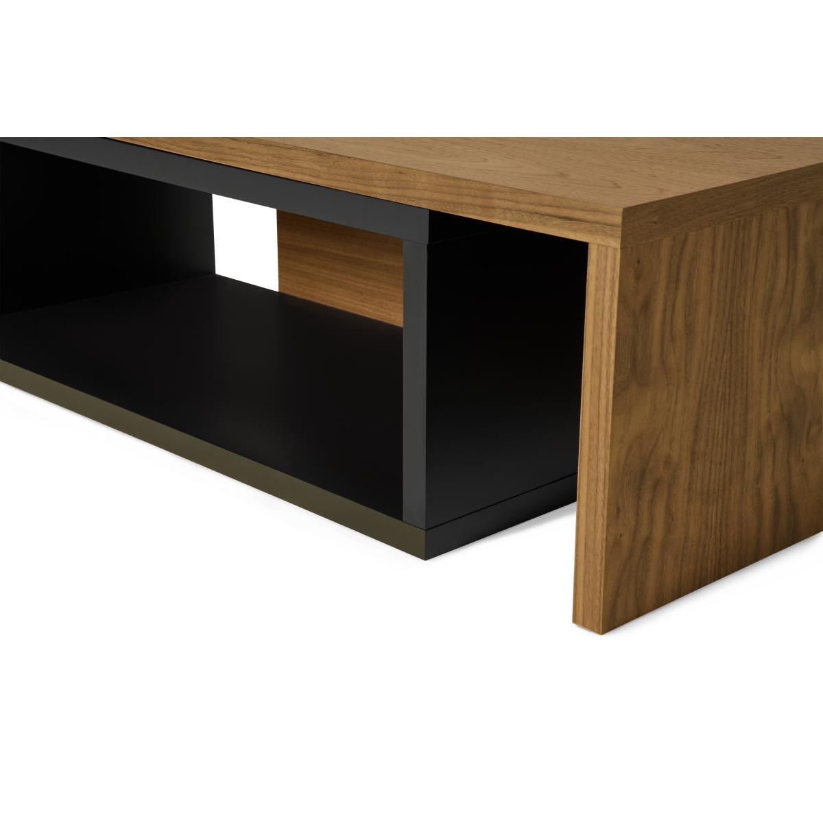 Hault Nesting Coffee Table, Walnut & Black – image 6