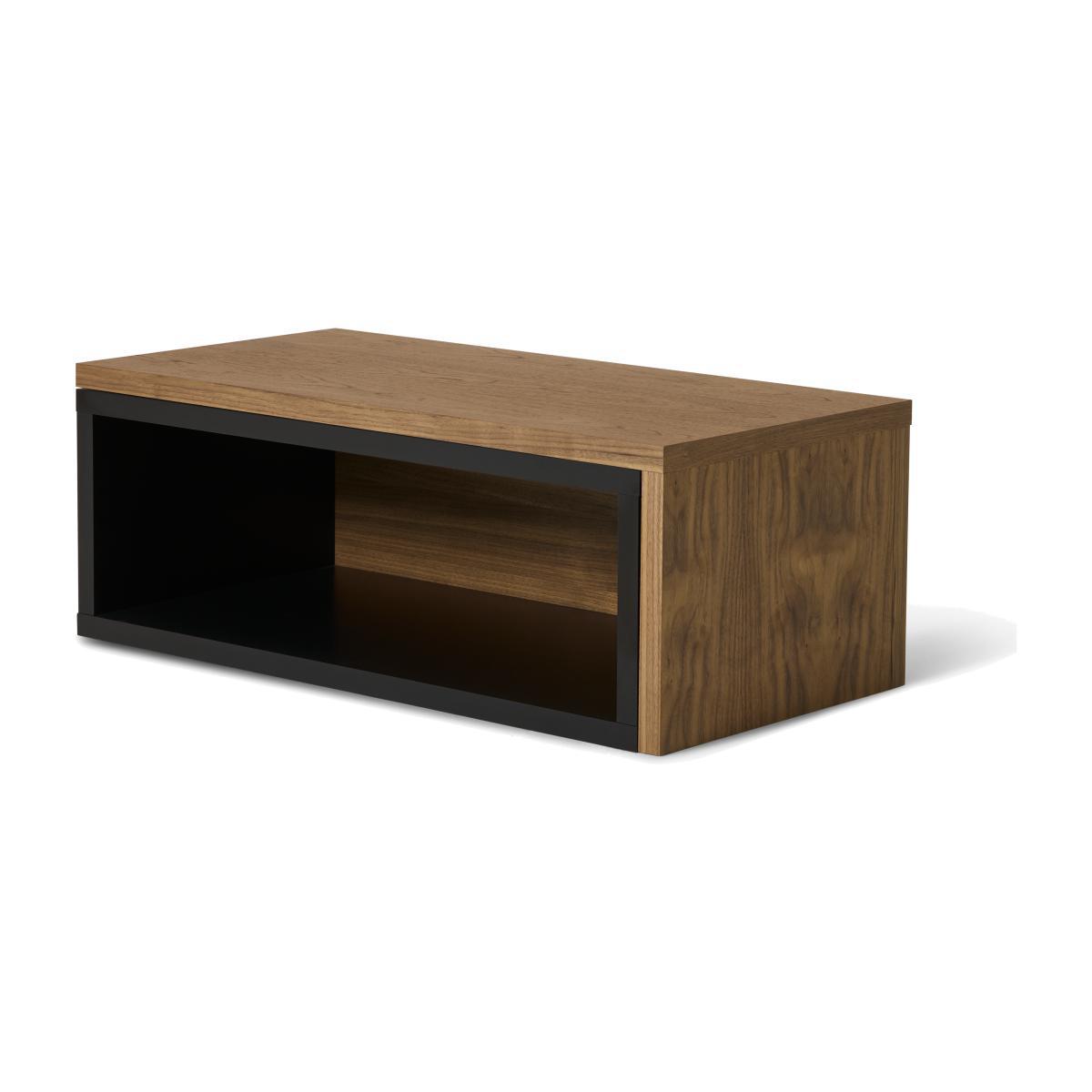 Hault Nesting Coffee Table, Walnut & Black – image 1