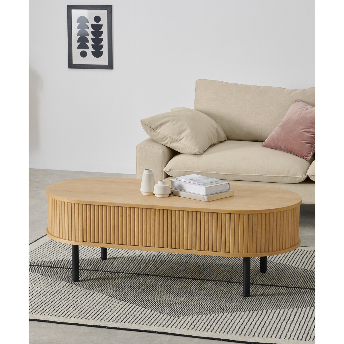 Tambo Storage Coffee Table, Oak – image 3