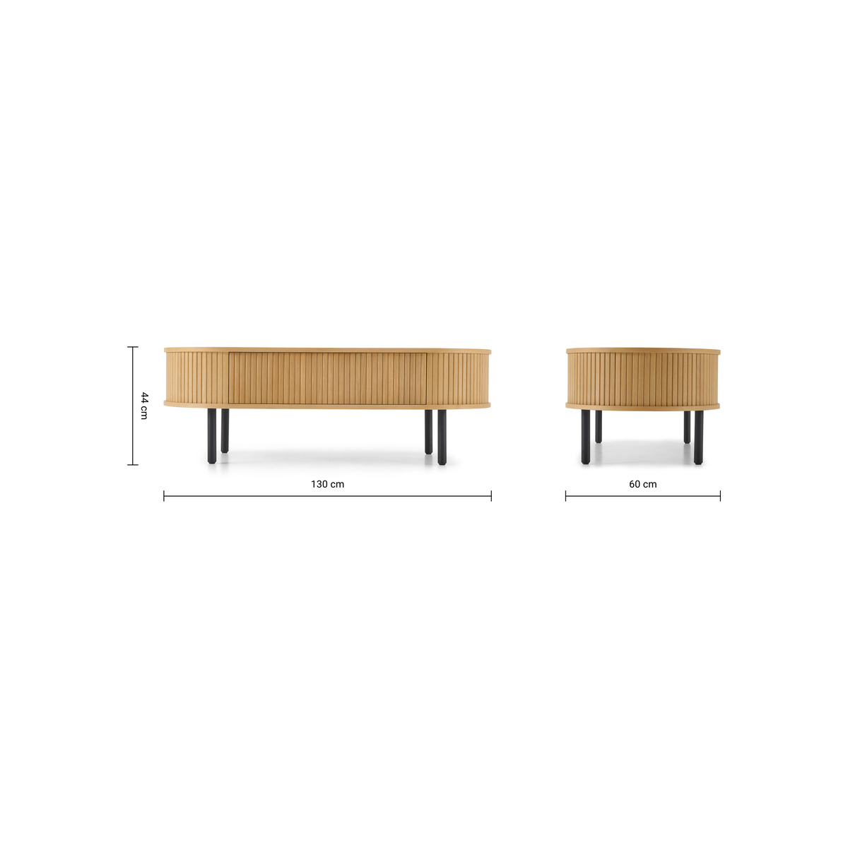 Tambo Storage Coffee Table, Oak – image 8
