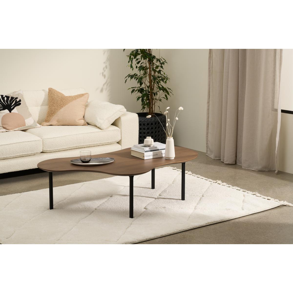 Zaragoza Organic Coffee Table, Walnut – image 4