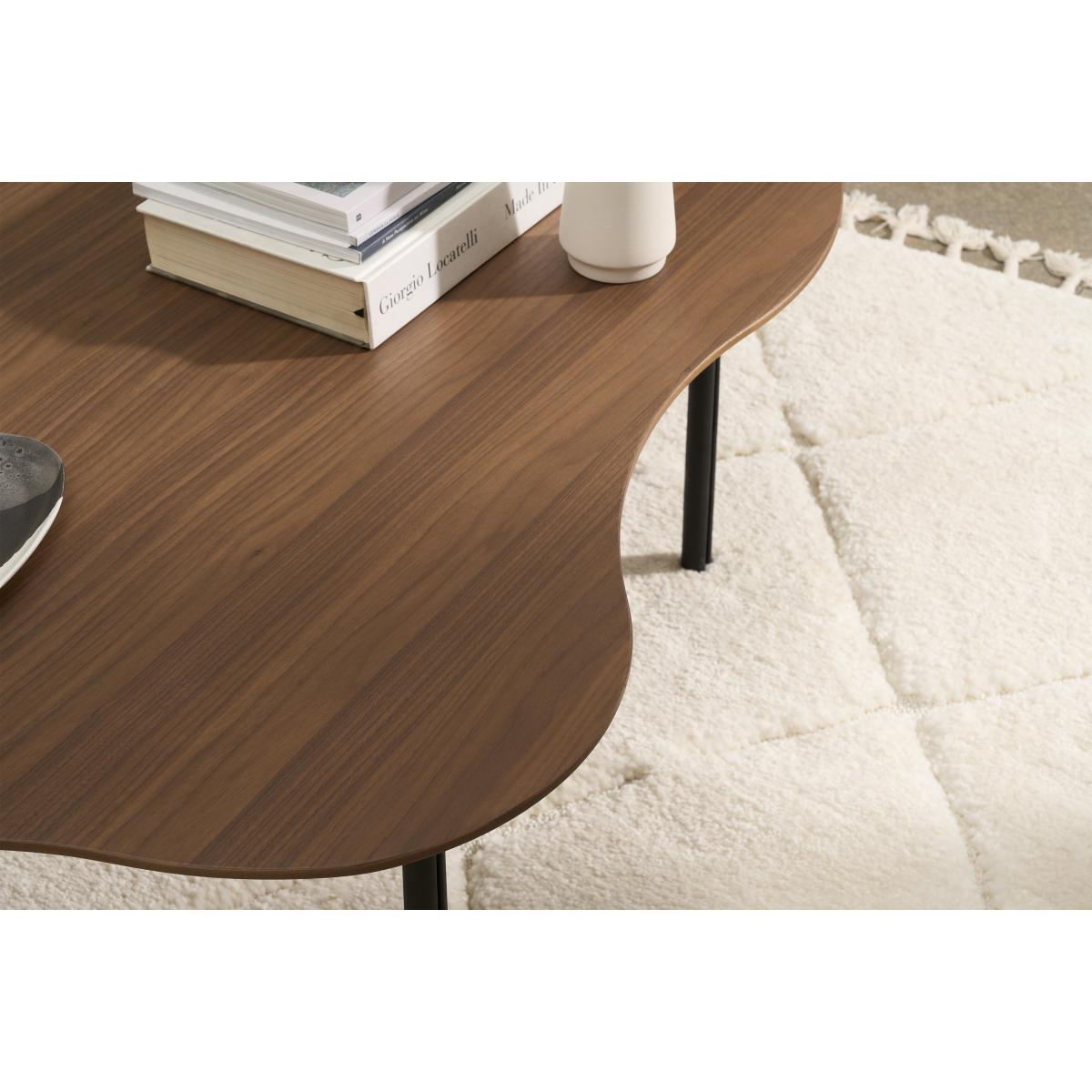 Zaragoza Organic Coffee Table, Walnut – image 5