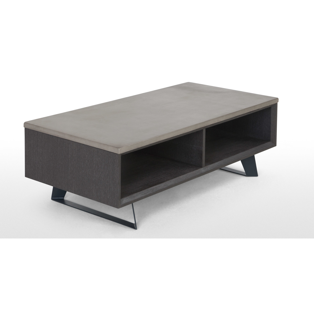 Boone Coffee Table With Storage, Concrete resin top – image 5