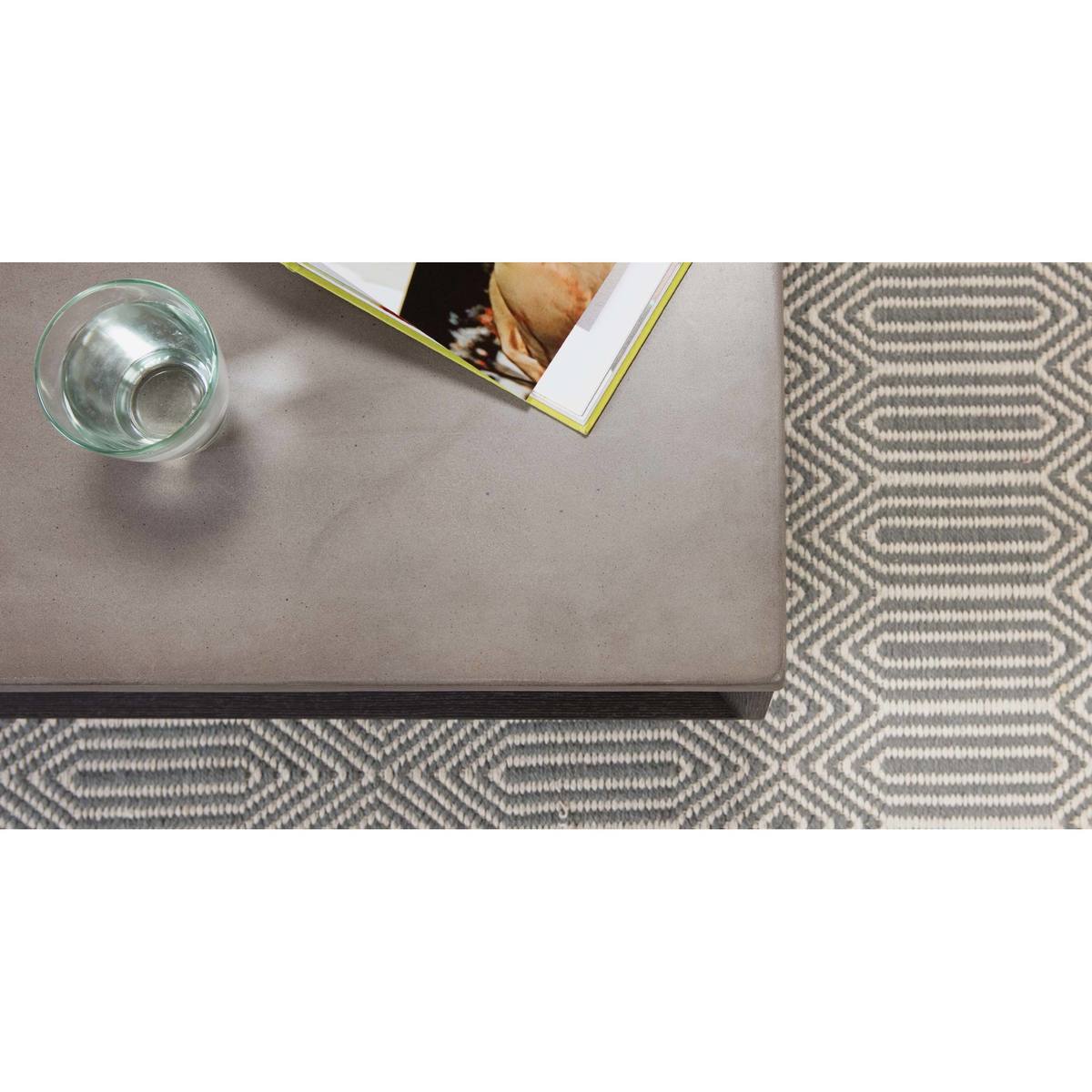 Boone Coffee Table With Storage, Concrete resin top – image 6
