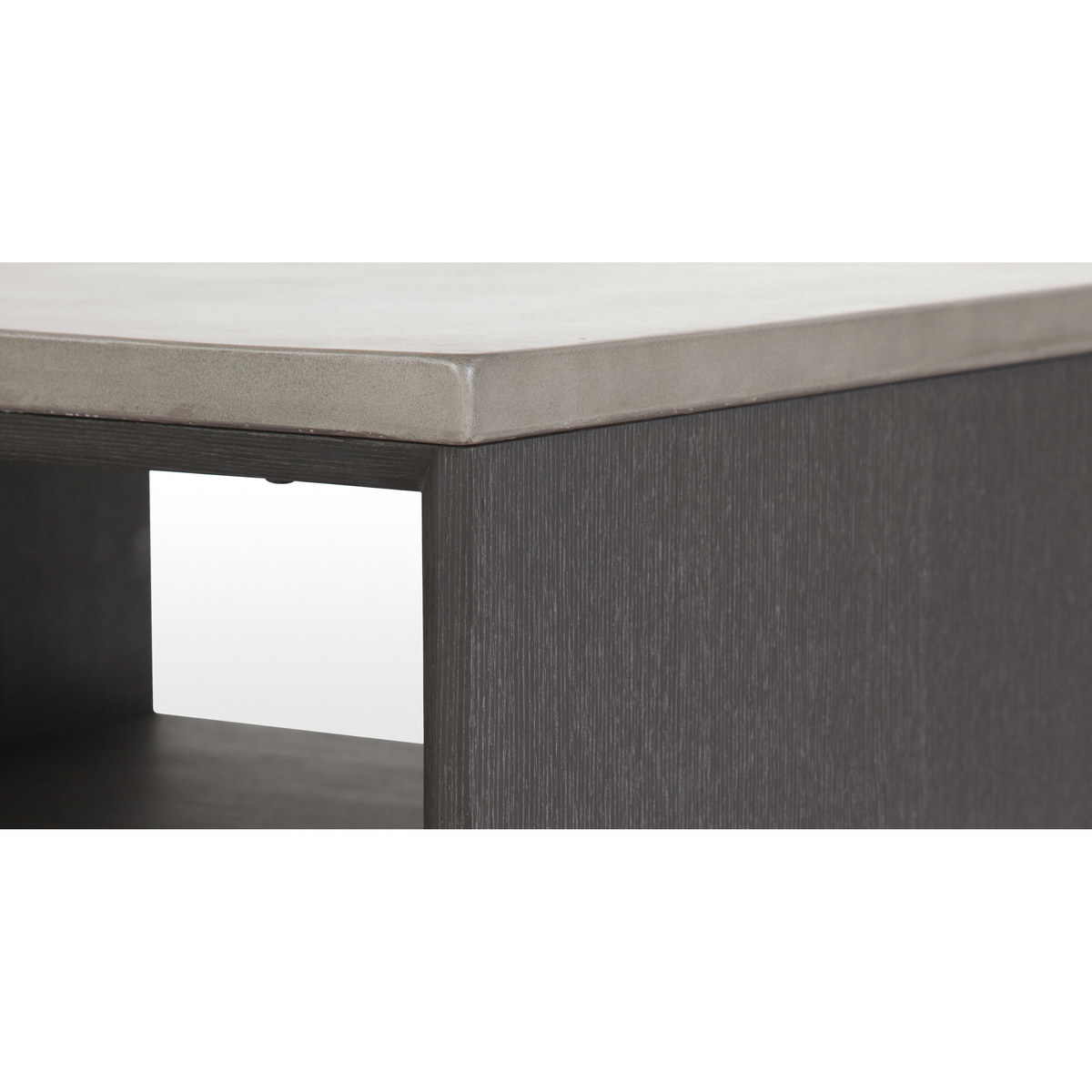 Boone Coffee Table With Storage, Concrete resin top – image 7