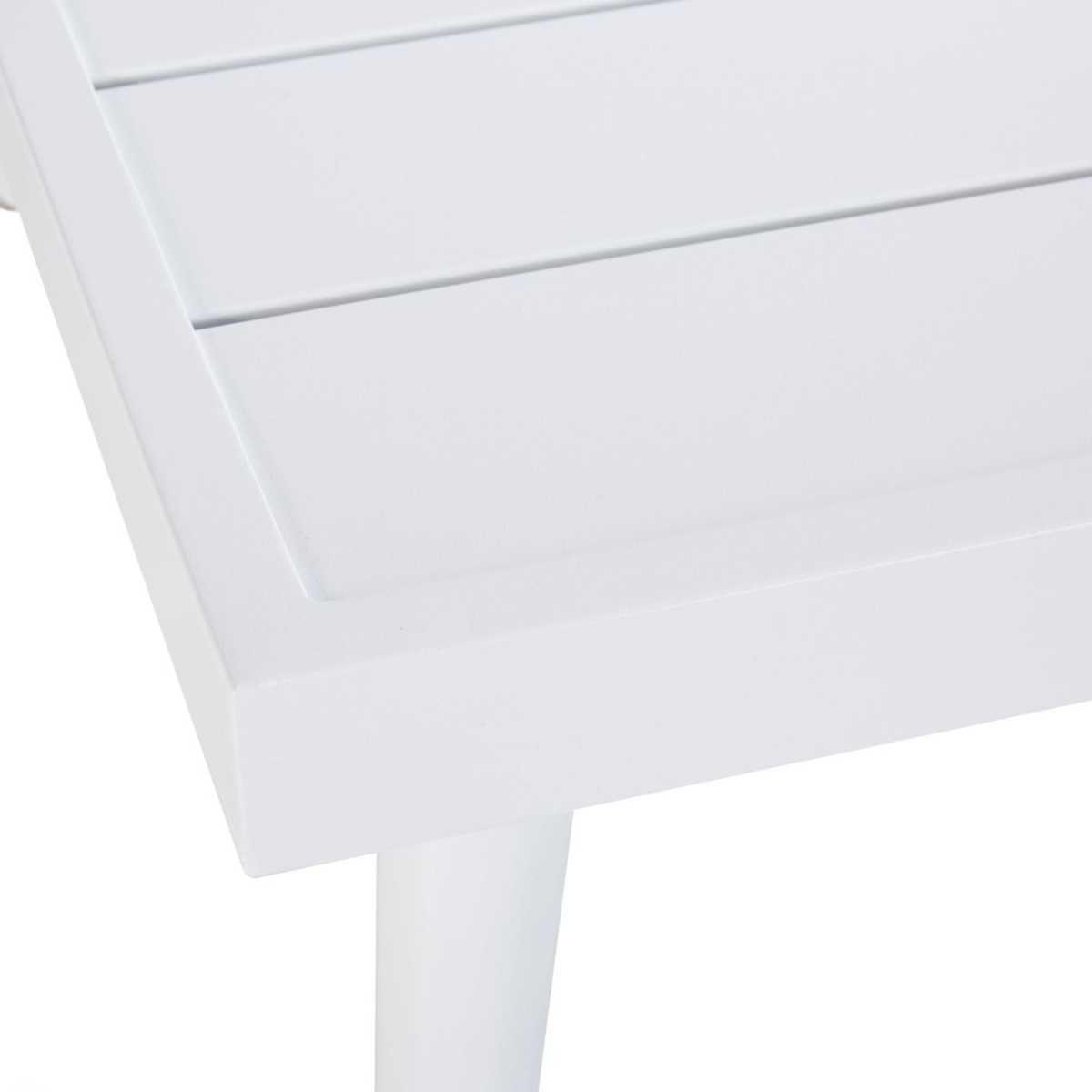 White Aluminium Garden Coffee Table West Lake – image 3