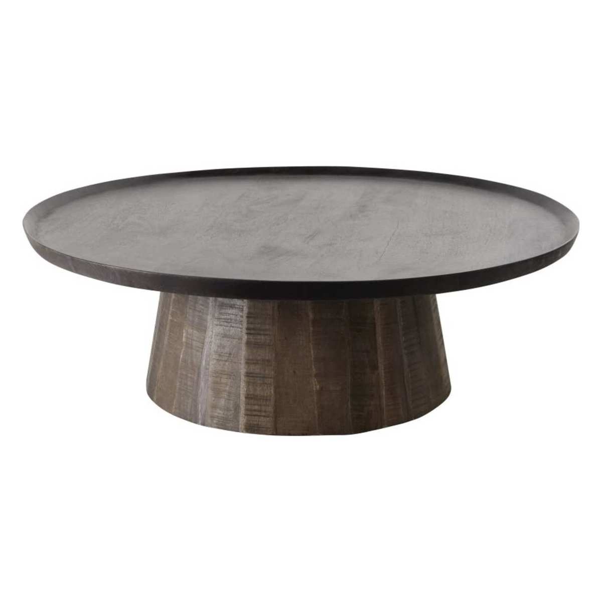 Smoked Brown Solid Mango Wood Coffee Table Lusaka – image 1