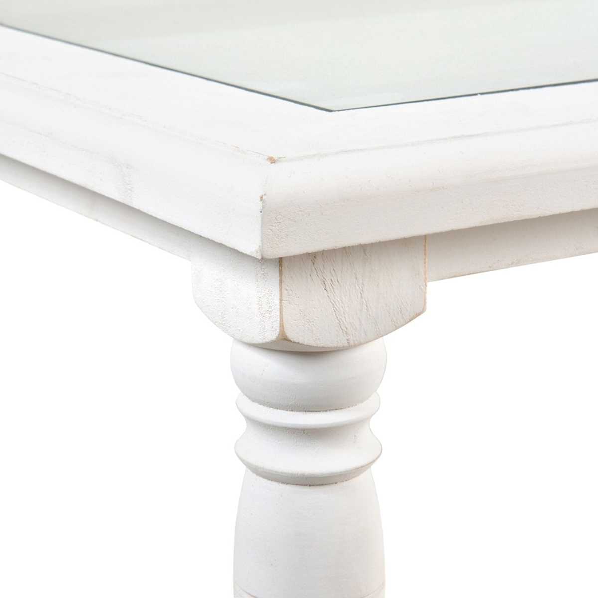 White 2-Drawer Coffee Table Joséphine – image 4