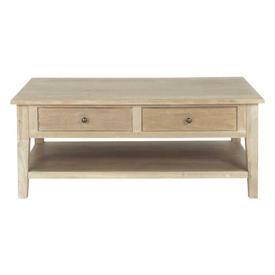 Grey Paulownia Wood Coffee Table – image 1