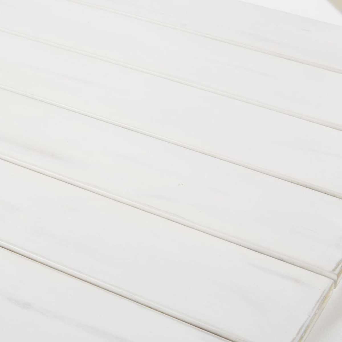 White Solid Acacia Garden Coffee Table Lisboa – image 5