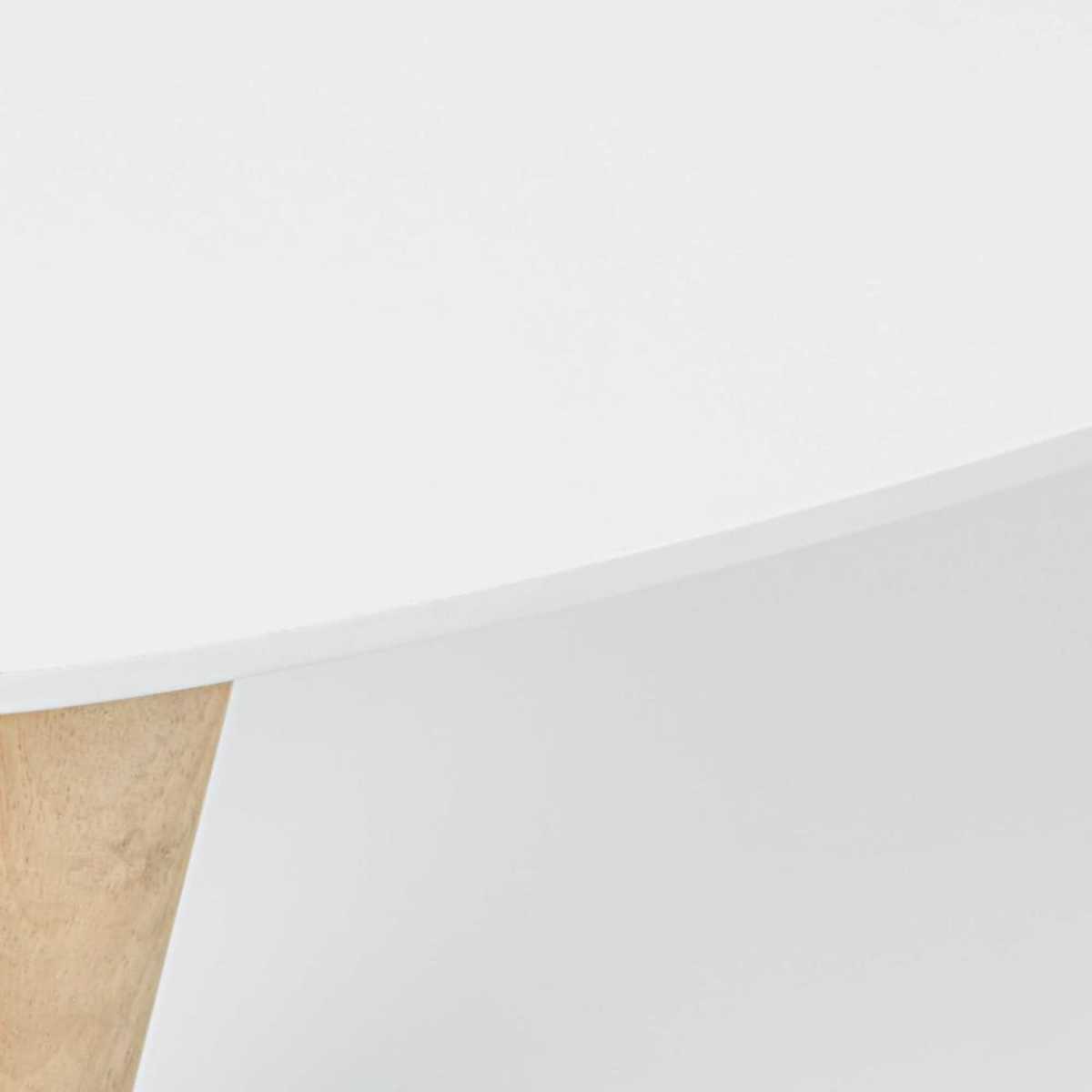 Scandinavian White Coffee Table Spring – image 2