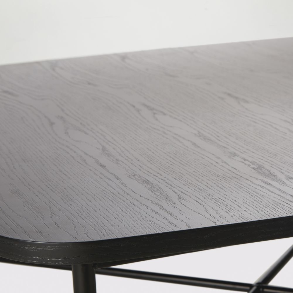 Square coffee table in black – image 3