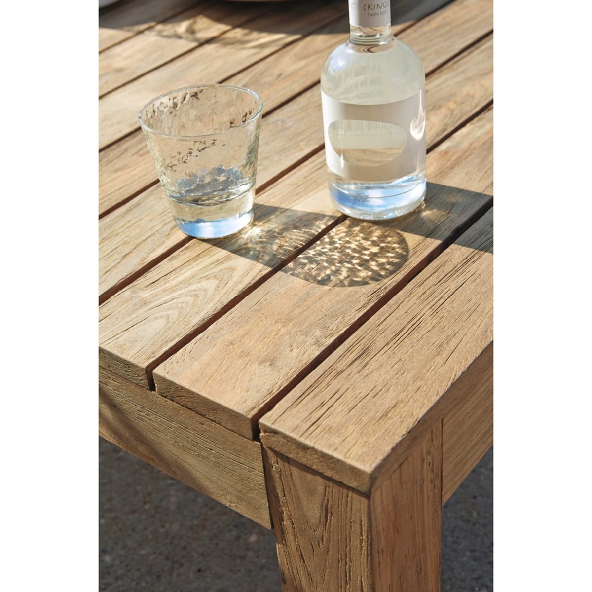Teak garden coffee table W 102cm Cadaques – image 13