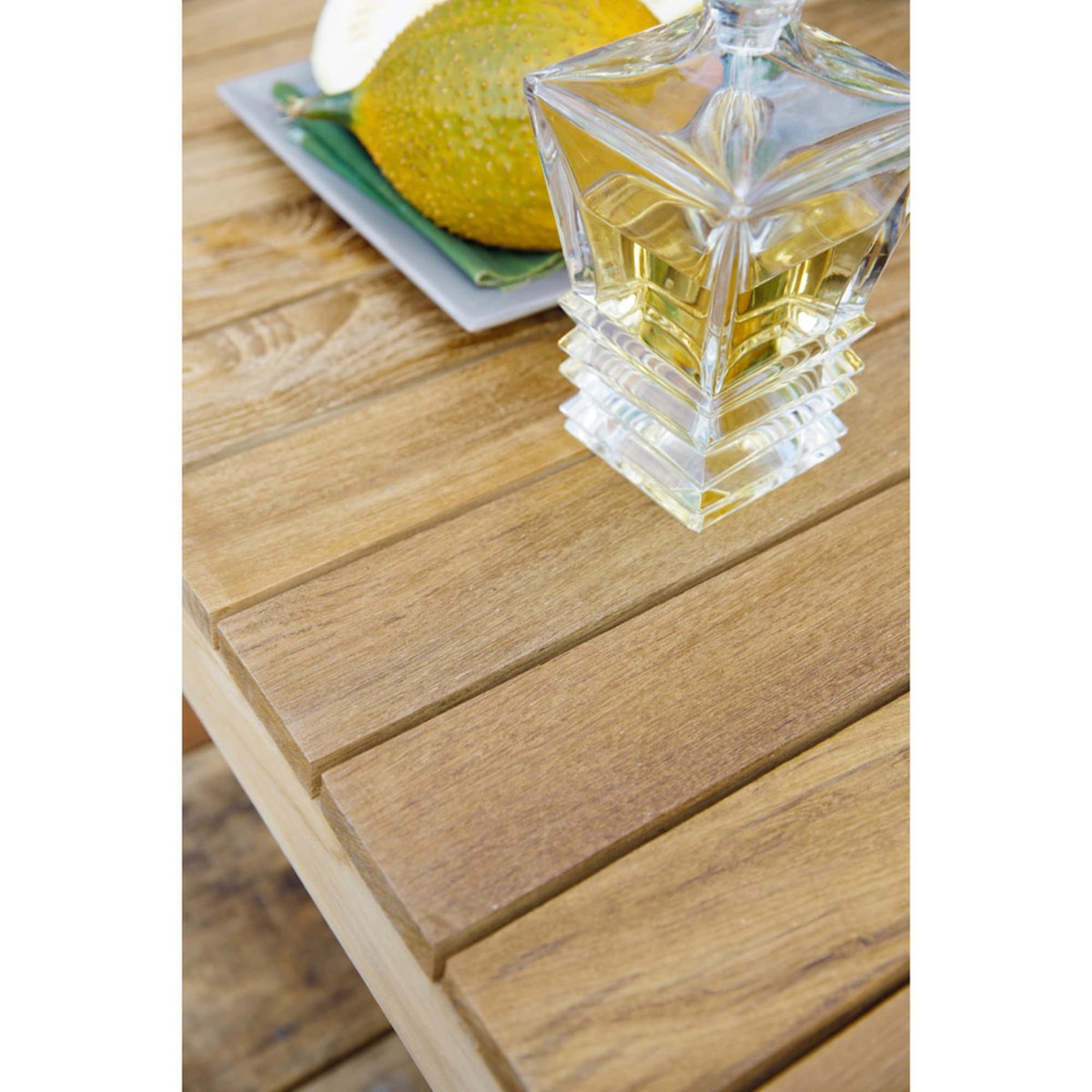 Teak garden coffee table W 102cm Cadaques – image 9