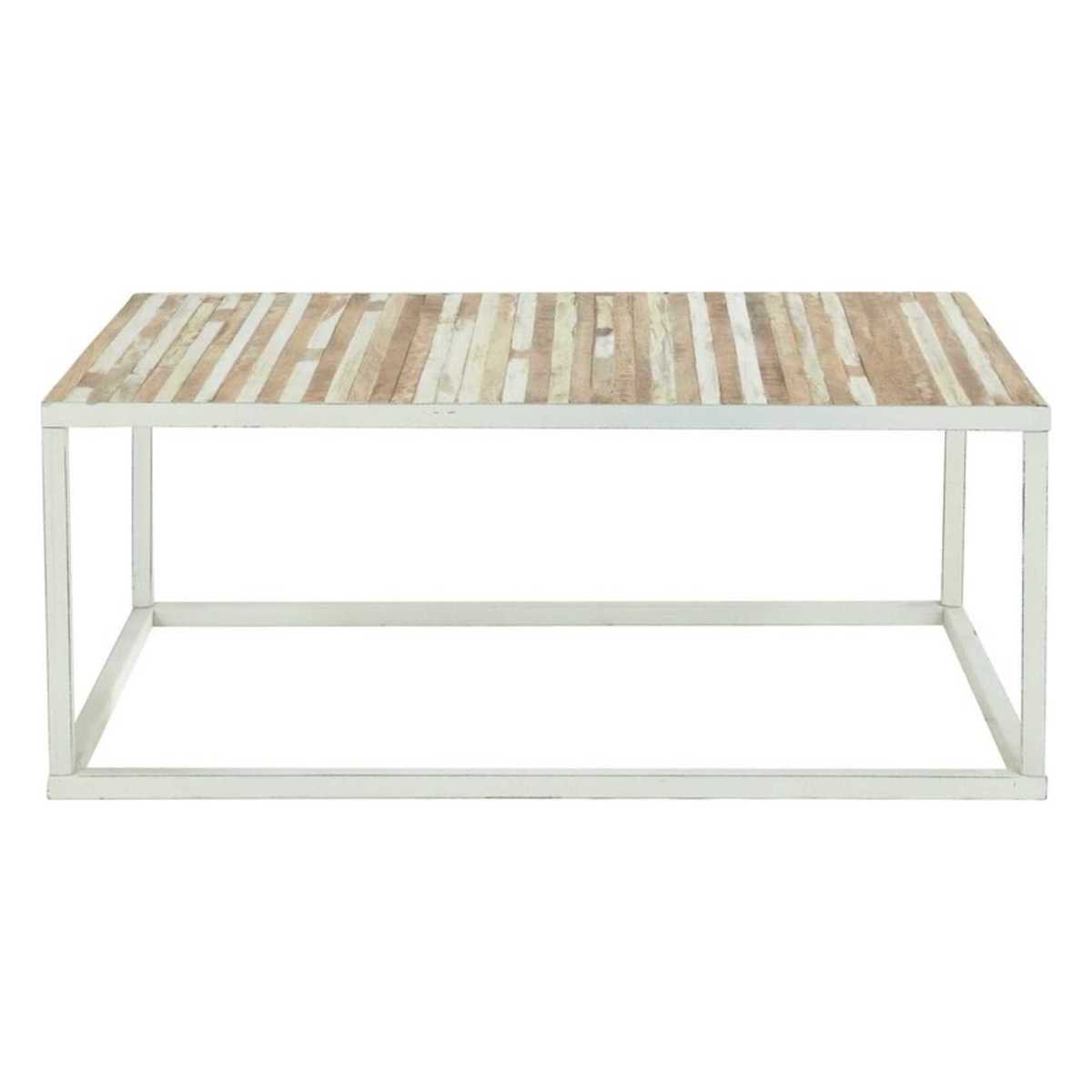 Metal coffee table in white Mistral – image 1