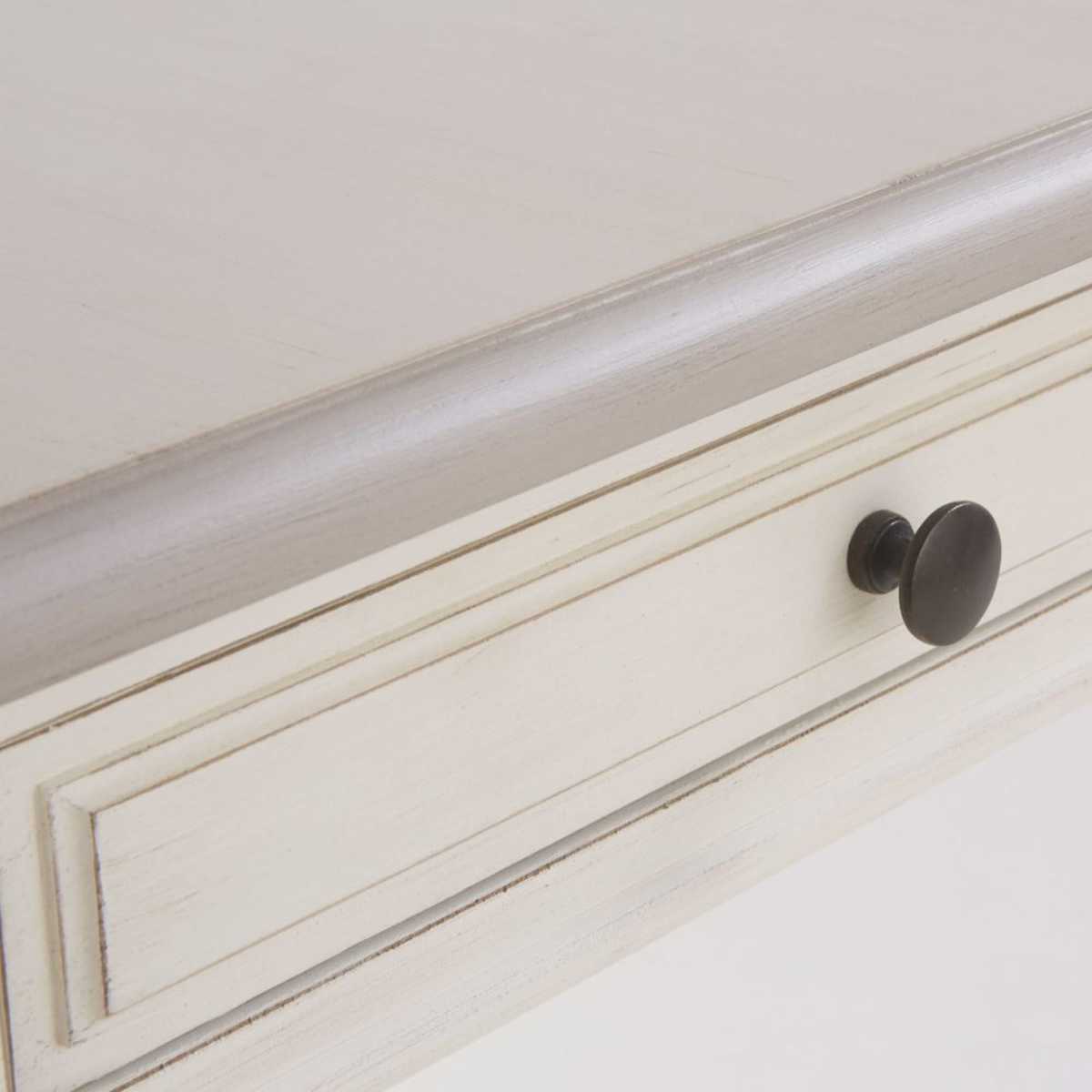 Ivory and Taupe 2-Drawer Coffee Table Camilla – image 7