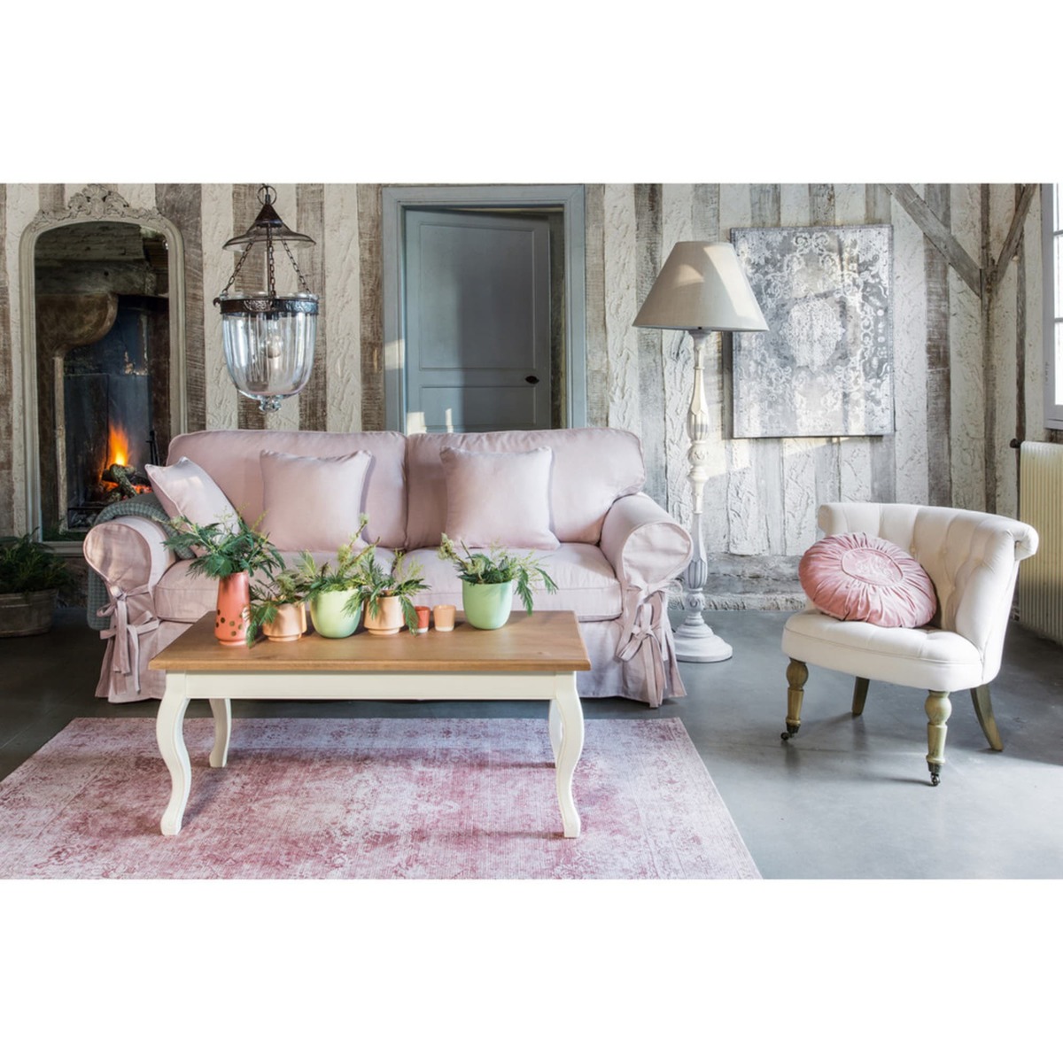 Coffee Table in Cream W 110 Léontine – image 3