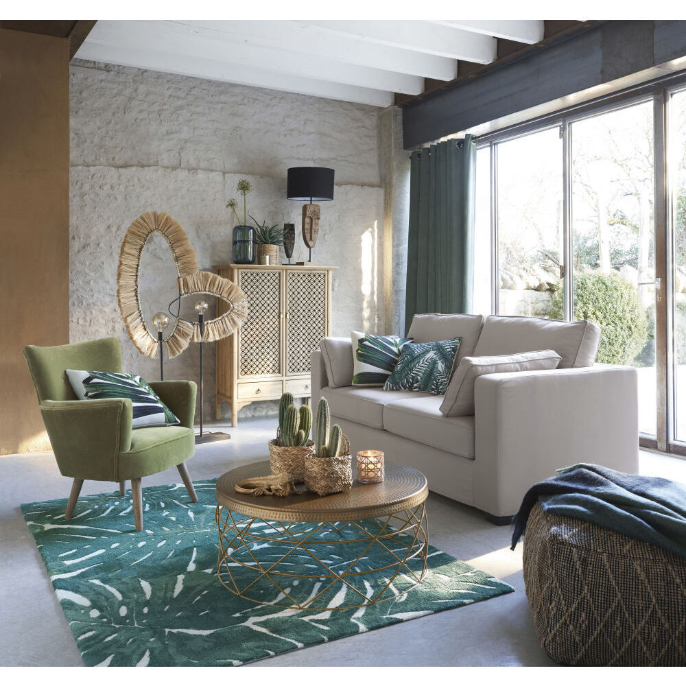 Gold Metal and Aluminium Coffee Table – image 5