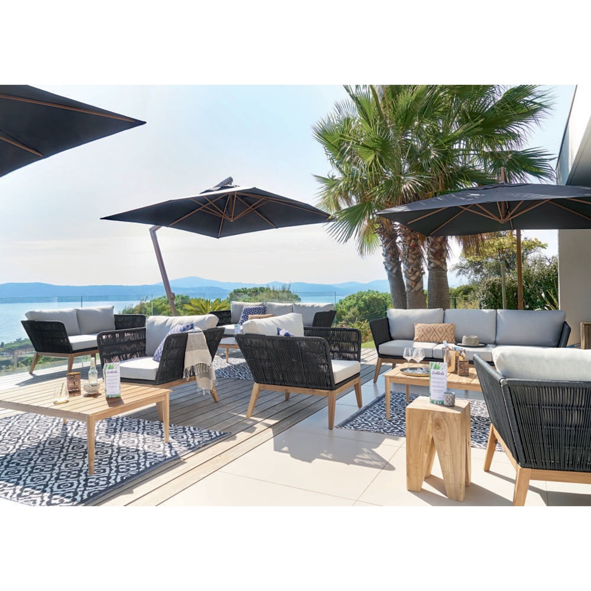 Solid Acacia Garden Coffee Table Galapagos – image 5