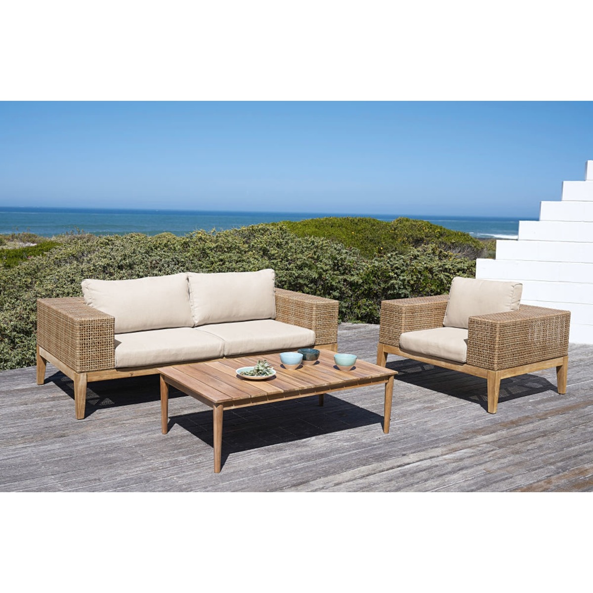 Solid Acacia Garden Coffee Table Galapagos – image 6