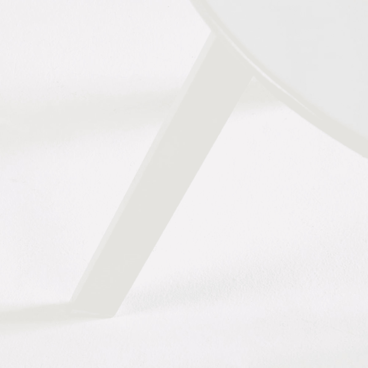Round White Metal Garden Coffee Table Monopoli – image 2