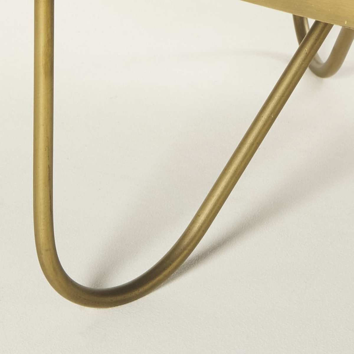 Oval Brass Coffee Table with Two Surfaces Zenith – image 5