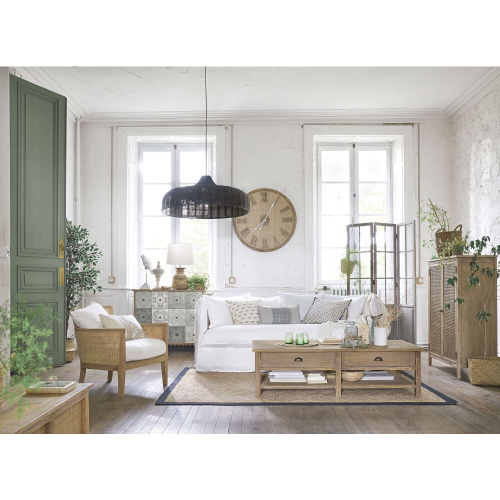 Coffee table with 2 levels and 4 drawers – image 3