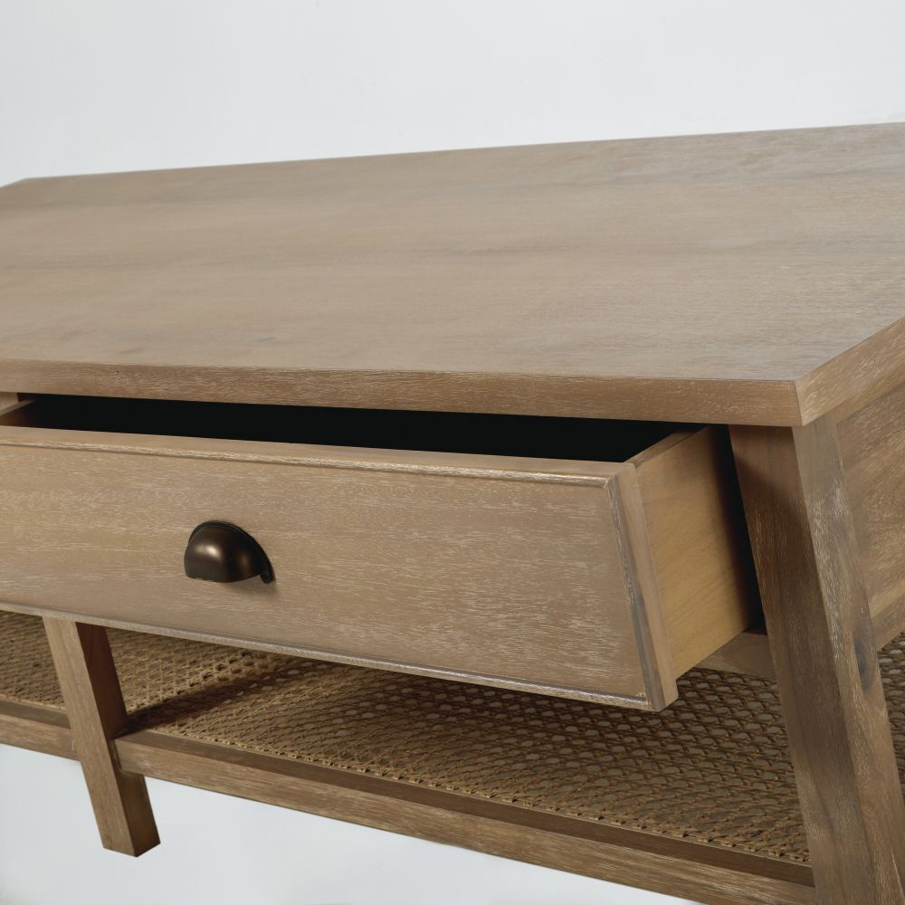 Coffee table with 2 levels and 4 drawers – image 4