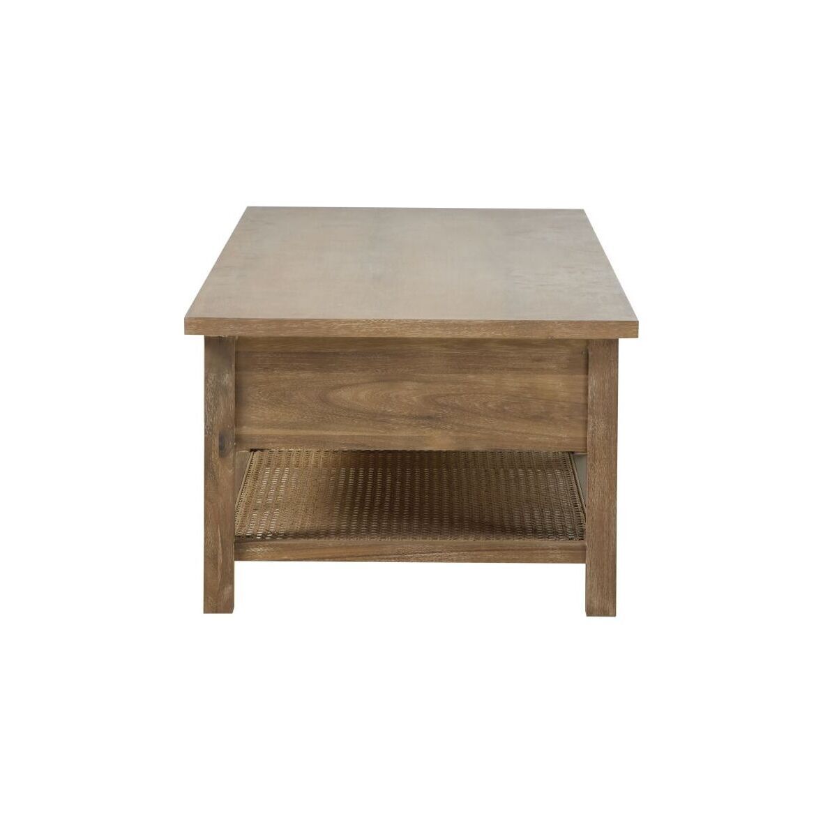 Coffee table with 2 levels and 4 drawers – image 2