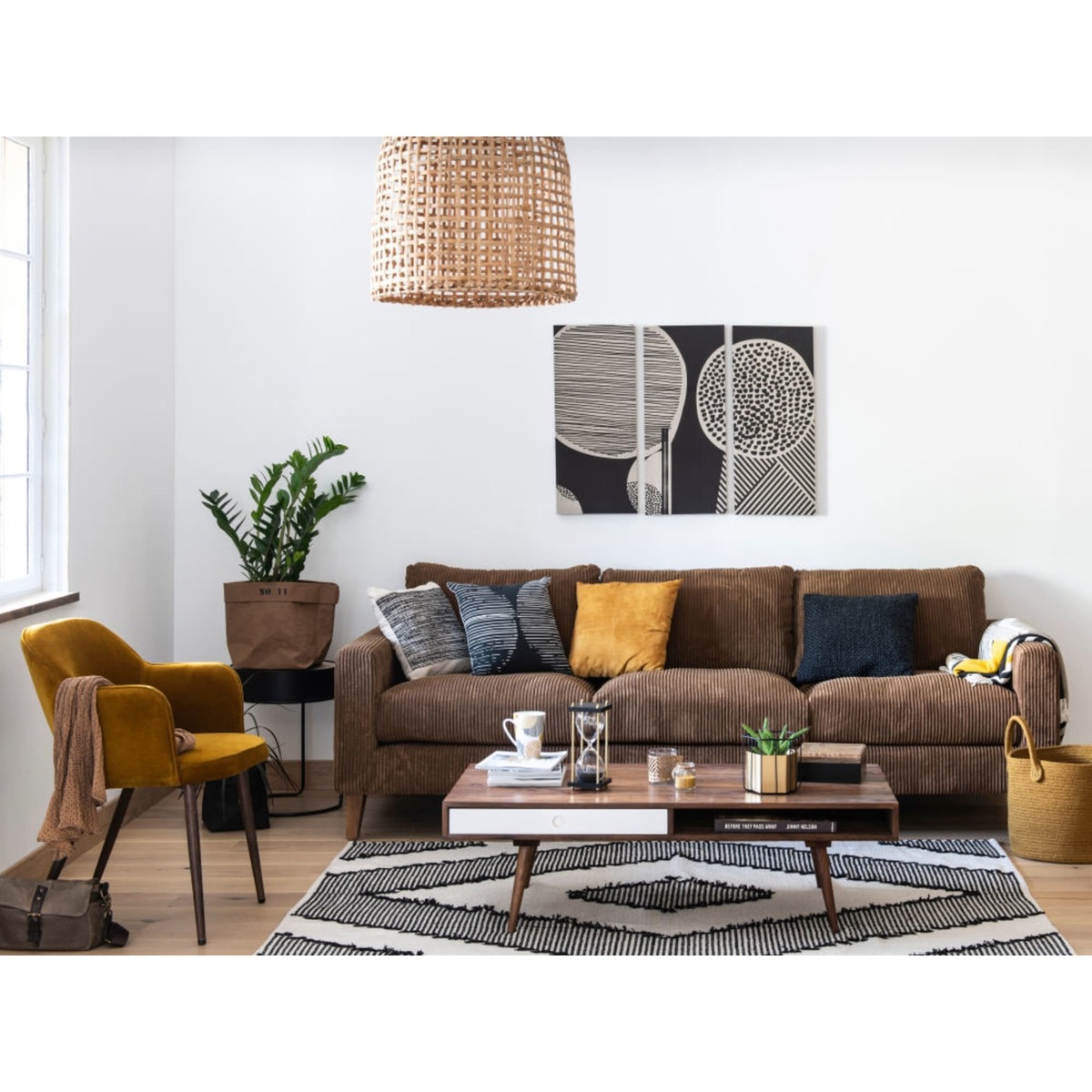 Sheesham Wood Vintage Coffee Table Andersen – image 2