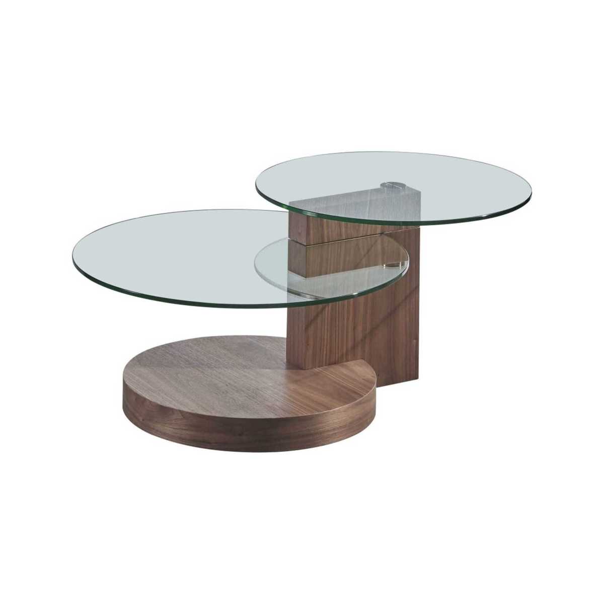 2 Level Glass Coffee Table Sima – image 1