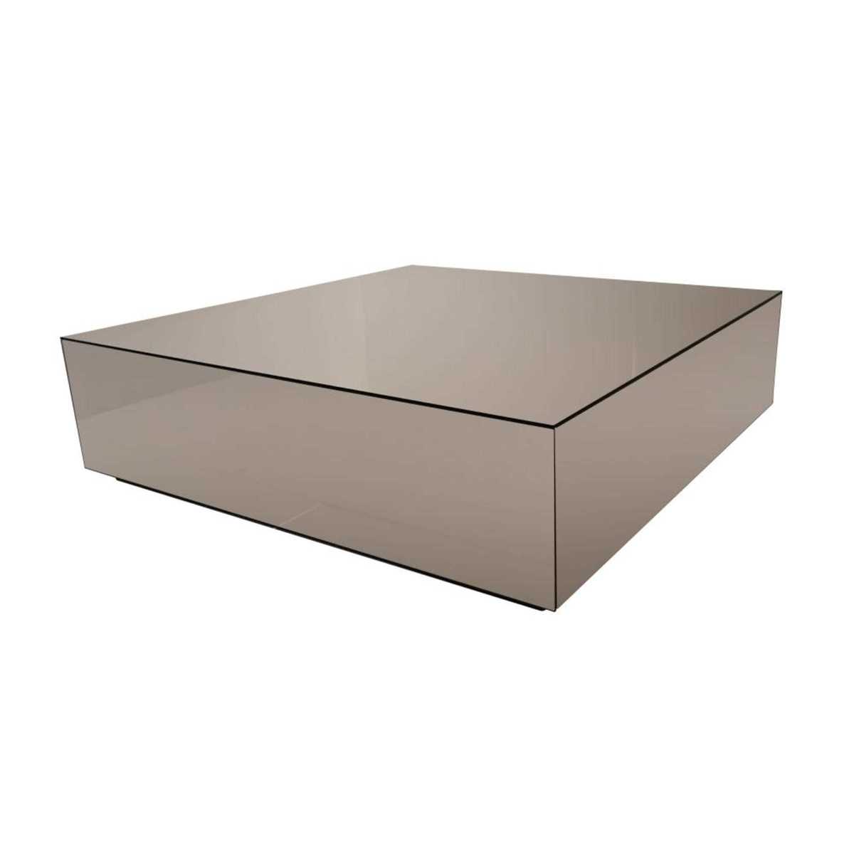Smoked Gold Glass Coffee Table Mirio – image 4