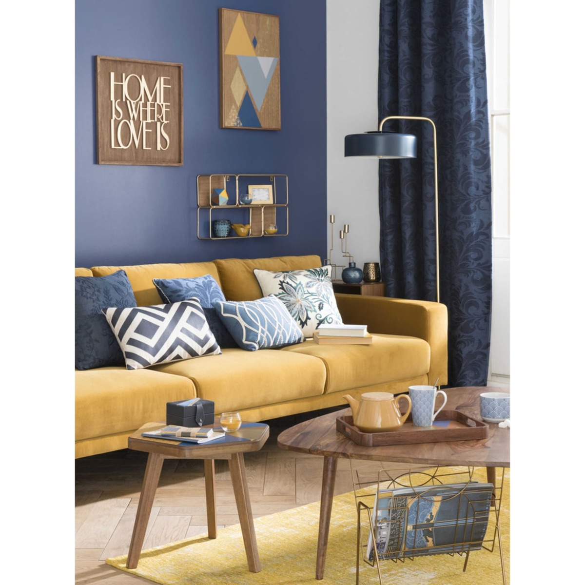 Solid sheesham wood vintage coffee table Andersen – image 10