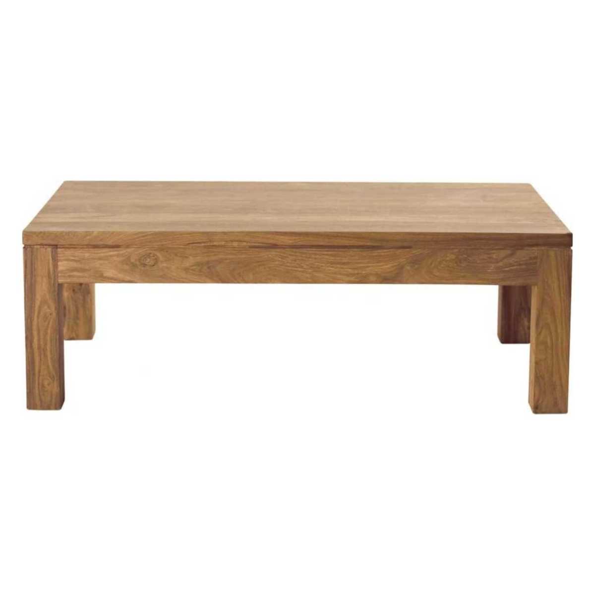 Solid Sheesham Wood Coffee Table Stockholm – image 1
